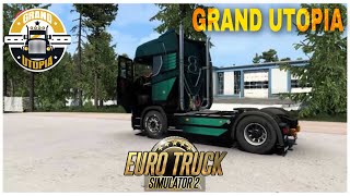 EURO TRUCK SIMULATOR 2 GRAND UTOPIA MOUNTAIN ROADS SCANIA TRUCK DRIVING 1.40 AND V1.10 . ETS 2.