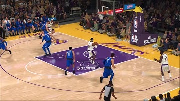 NBA 2K20 Jae Money Uses Bronze Ankle Breaker Badge on Jalen Brunson #NBA2K20