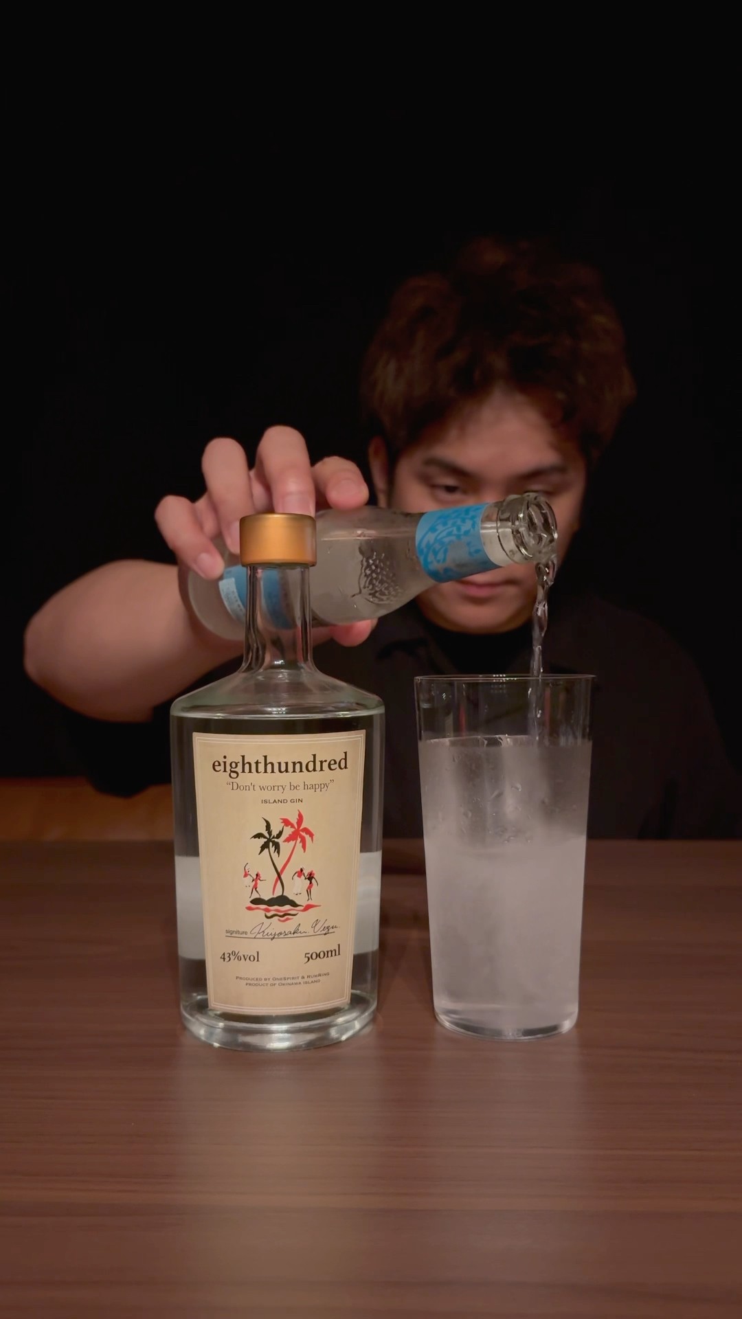 The craft gin made by Mongol 800 was delicious! #cocktail #evening