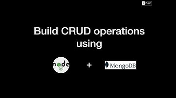 Build CRUD operations using nodeJS and MongoDB