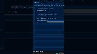 Solving Mathematical Questions with NumPy! 🔢🐍 #NumPy #shorts