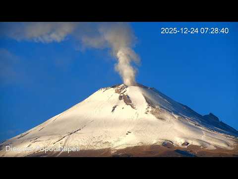 Puebla, Popocatepetl from San Nicolas