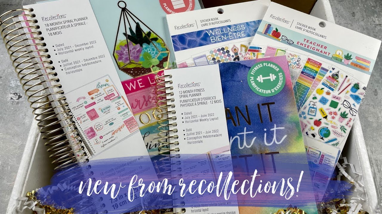 *NEW* FROM RECOLLECTIONS! | 2 planners & 2 sticker books | tattooed teacher plans