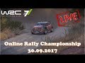 WRC 7 - фановый онлайн чемпионат по ралли 30.09.2017