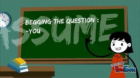 begging question fallacy