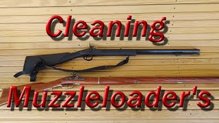 Cleaning A Muzzleloader After Shooting. #BlackPowder #Muzzleloader