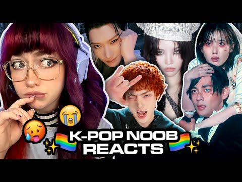 KPOP NOOB REACTS: EMOTIONAL ROLLERCOASTER || First Impressions of IU, Ten, (G)I-DLE, P1H + THE BOYZ