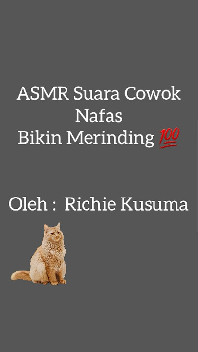 ASMR Suara Cowok Nafas Bikin Merinding #Shorts