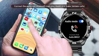 LIGE  Smart Watch BW327 install software and connect bluetooth !