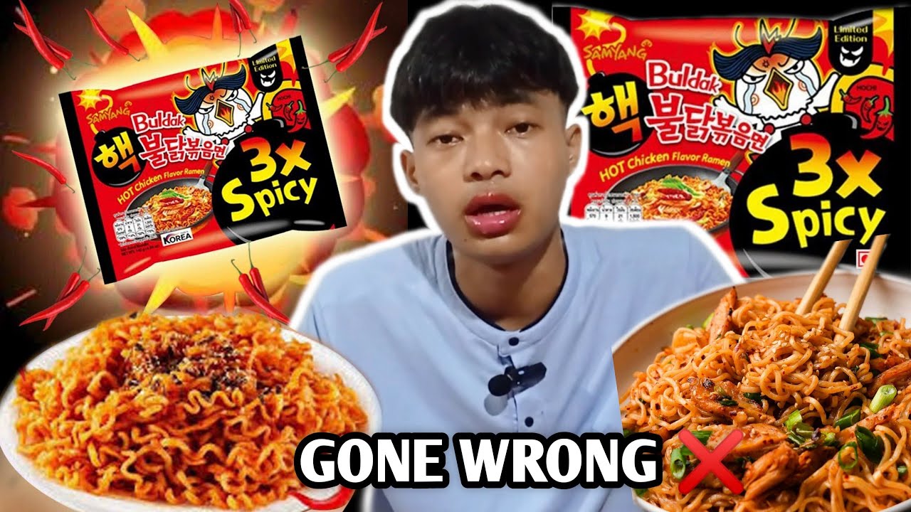 Do Not Eat ❌| Korean 3X Spicy Noodles In Summer 🥵🔥