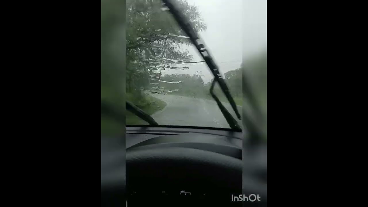 Heavy rain near Kangra himachal pardesh ......