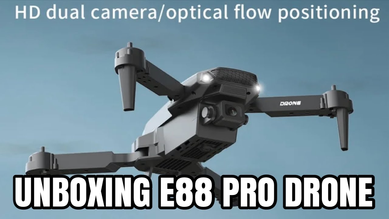 UNBOXING VIDEO #1 ~ E88 PRO DRONE - YouTube
