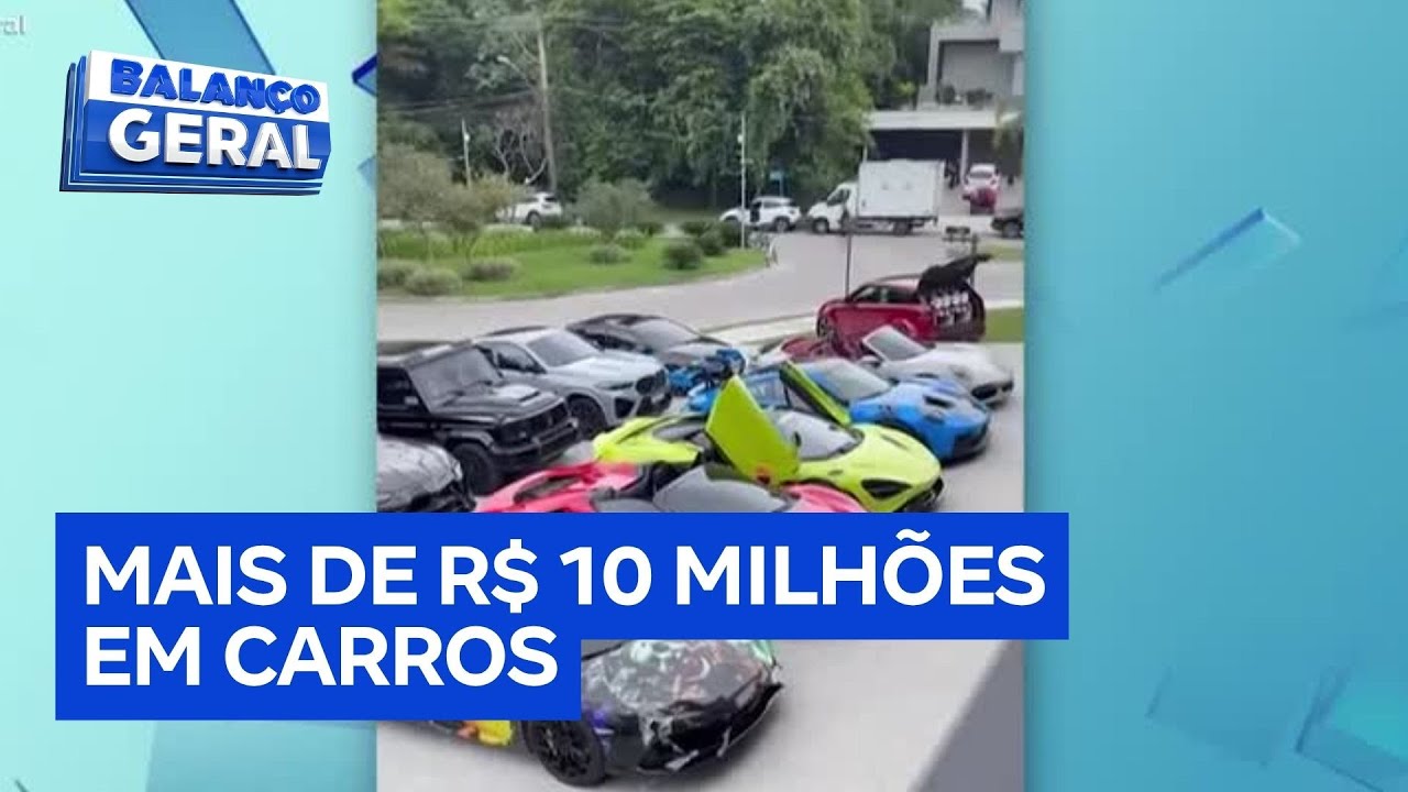 Carros de luxo apreendidos em operação que prendeu Buzeira valem mais de R$ 10 milhões