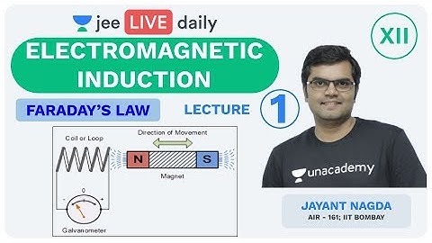 JEE Mains: Electromagnetic Induction - Lecture 1 | Unacademy JEE  | IIT JEE Physics | Jayant Nagda