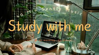 40 Min Morning Study With Me at Sunrise 🌄 Gentle Music & Tree View🌲No Breaks | Spring 2026🌸 screenshot 4