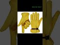 OZERO Leather Work Gloves - Men & Women - Deerskin Garden Gloves for Rubbing