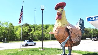 Road Trip Oddities From Alabama To Illinois - 500 Mile Drive  / Big Fish Movie Set & Superman Town