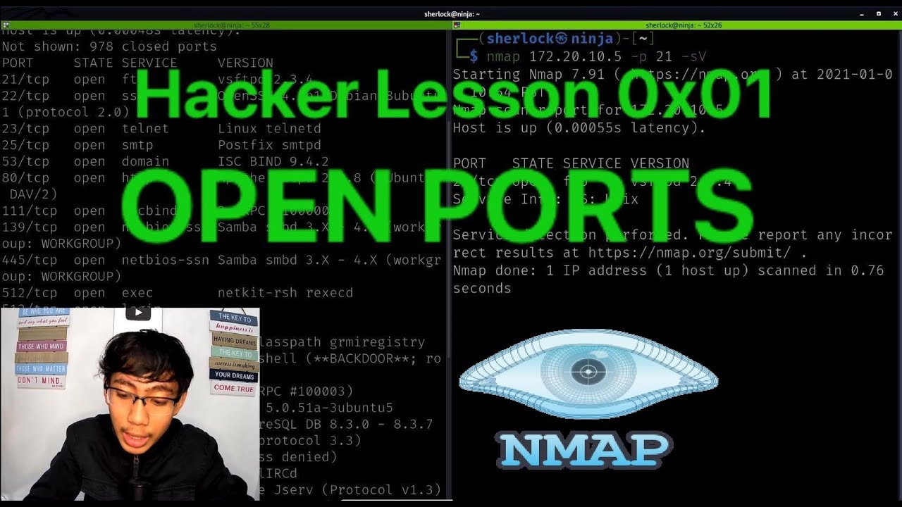 Hands-on Lesson: OPEN PORTS