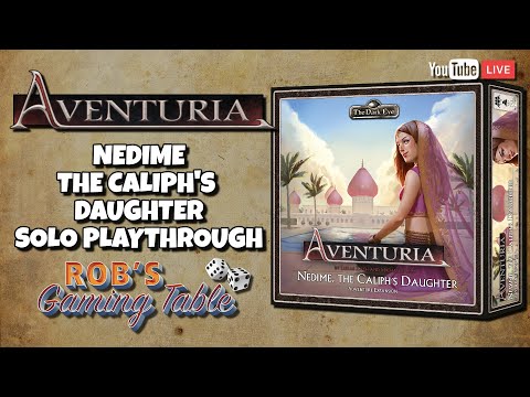 Aventuria Card Game Nedime, the Caliph's Daughter Solo Playthrough