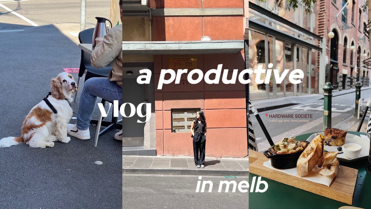 a few productive days | *melbourne vlog* | hardware society, st.ali, overlay, state library victoria