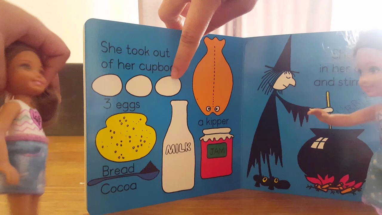 Barbie - Chelsea reads a book called Meg and Mog