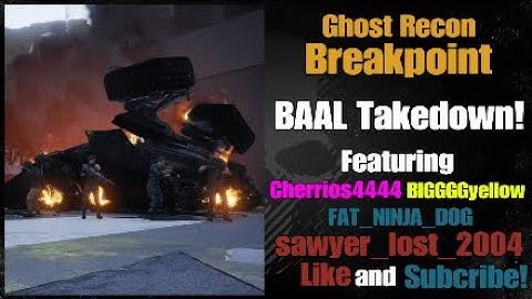 Ghost Recon® Breakpoint - BAAL "Titan Alpha" Takedown