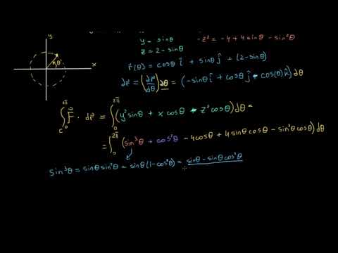 წრფივი ინტეგრალის პირდაპირ გამოთვლა   ნაწილი 2