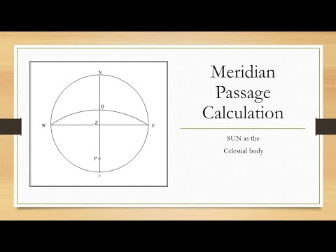 Video: How To Find Out The Length Of The Meridian