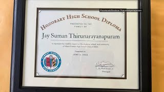Teen who died two years ago from subway surfing received his diploma posthumously