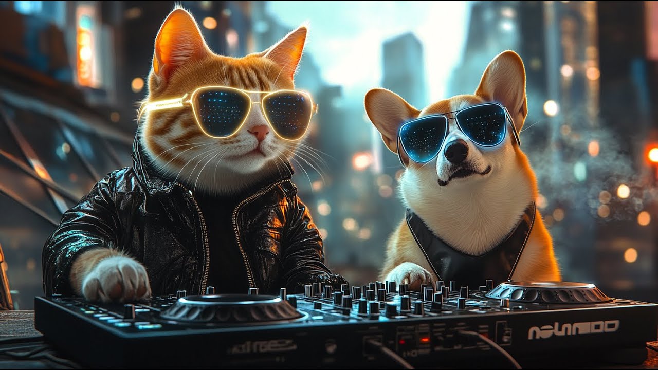 Cartoon DJ (4K) | Top Progressive House Anthems 2025 🌃 City Night Groove | Purr & Bark