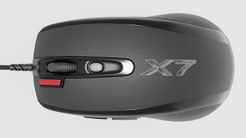 Unboxing legendary gaming mouse #a4tech X7 X710BK optical
