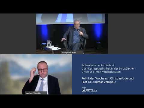 MVHS Politik der Woche: Christian Ude und Prof. Dr. Andreas Voßkuhle