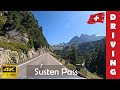 Driving in Switzerland 18: Susten Pass (Innertkirchen - Andermatt) 4K60
