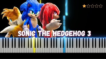 Sonic The Hedgehog 3︱Easy Piano Tutorial