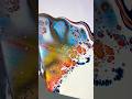 Acrylic Pouring Dutch Pour/Recipe in full video(178) #fluidart #dutchpour #shorts
