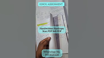 IGNOU SOLVED ASSIGNMENT SEPTEMBER 2025-26/ #ignousolvedassignment #ignouexam #ignou2025 #viralshorts