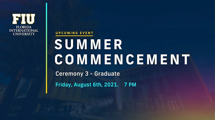 FIU Fall 2021 Commencement Ceremony #3