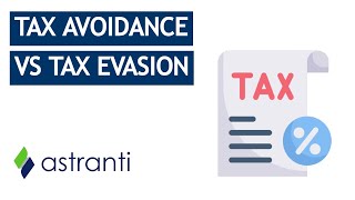 CIMA F1 & E1 Theory - Tax Avoidance VS Tax Evasion