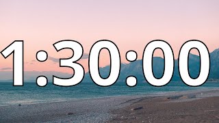 1 Hour 30 Minutes Countdown Timer With Alarm Sound At the End (Simple Beep)