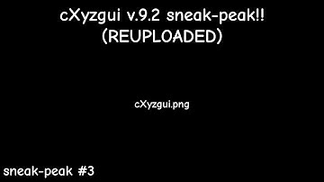 Roblox Sneak-Peak #3 cXyzgui v.9.2 require, serverside script!!! (REUPLOADED)