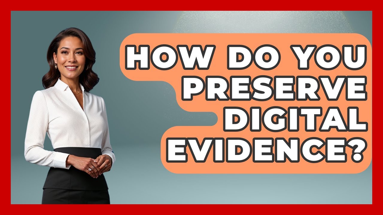 How Do You Preserve Digital Evidence? - Law Enforcement Insider