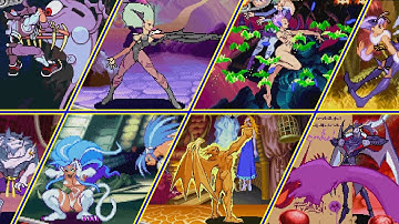 Darkstalkers Vampire Savior - All EX Supers