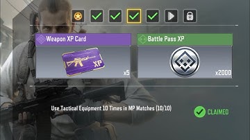 Use Tactical Equipment 10 Times in MP Matches