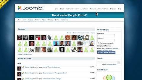 Joomla 1.5 Intermediate, Lesson #13: Some Major Components
