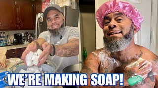 BEGINNER-FRIENDLY HOMEMADE SOAP RECIPE + PRESERVING SOME OF OUR GARDEN HARVEST