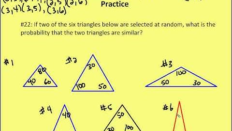 8.3 Methods of Proving Triangles Similar (Practice)