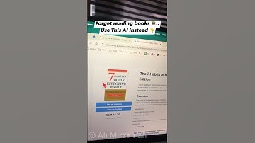 Hate Reading books. Use this AI instead