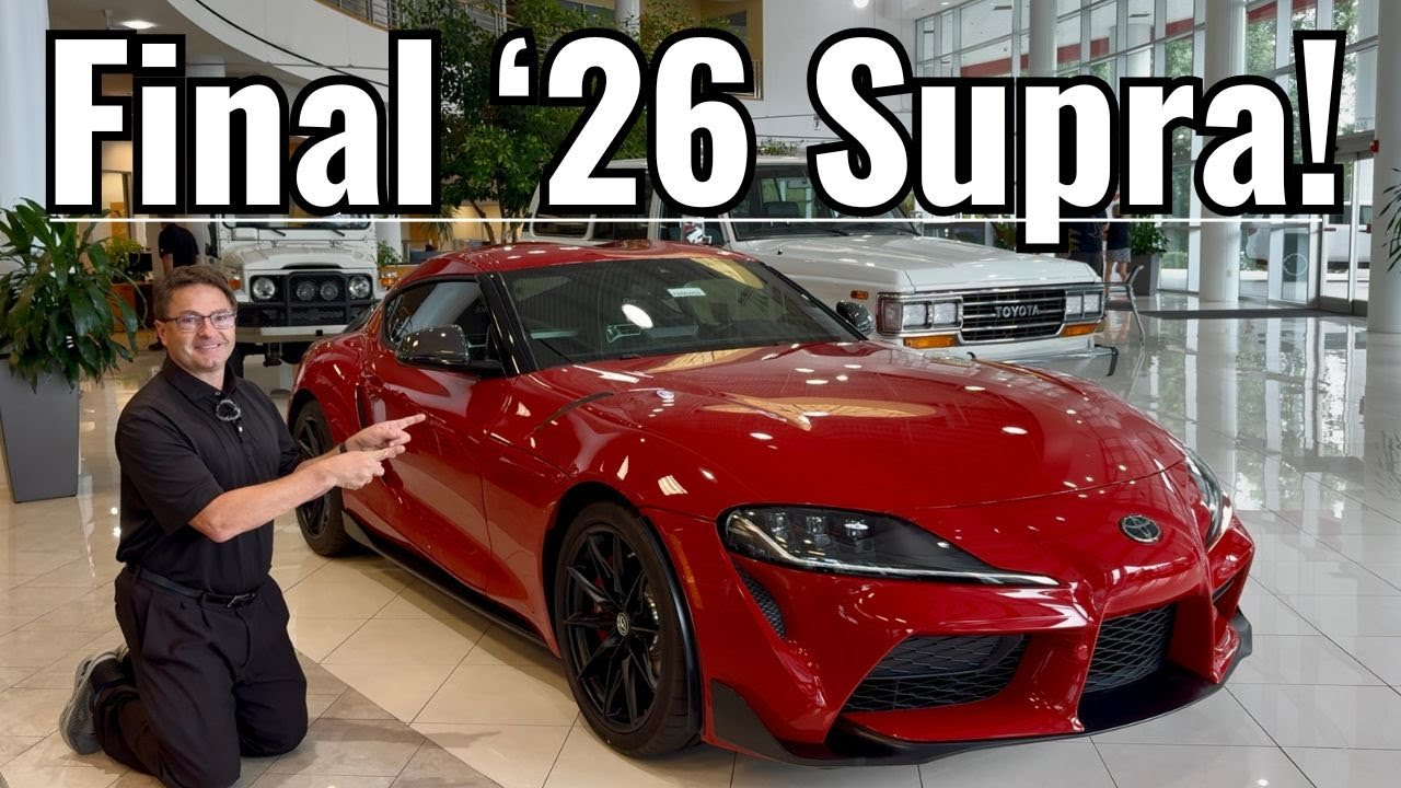 Renaissance Red 2026 Toyota Supra Final Edition is a Smoke Show
