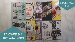 10 Cards One Kit - Love From Lizi May 19 Card Kit