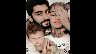 Zayn malik and Gigi hadid with their daughter🥰😘♥️♥️ #shorts #zaynmalik #gigihadid #khaimalik